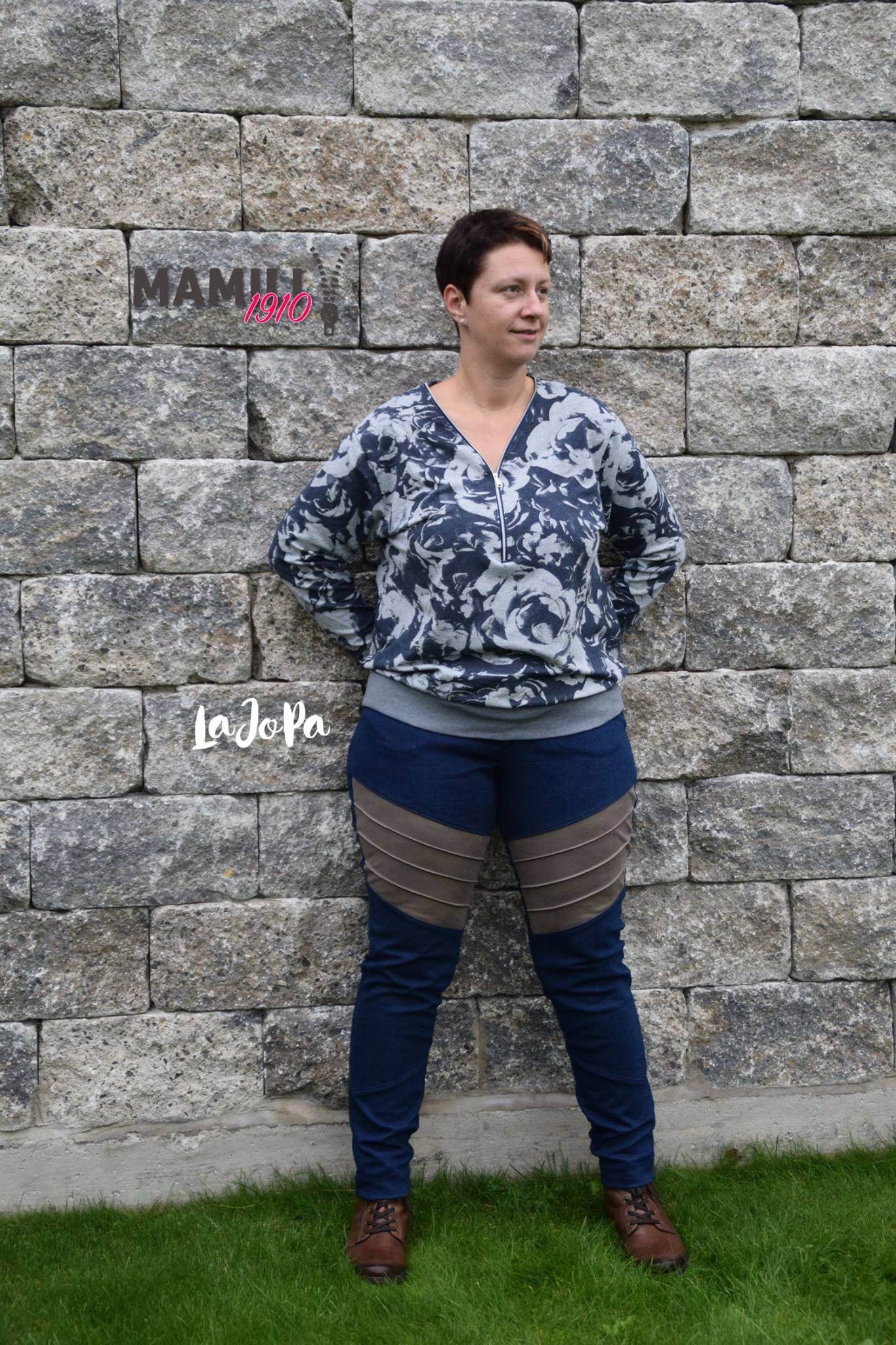 E-Book Skinny Jeanshose Merle Gr. 30-48 - Sewando