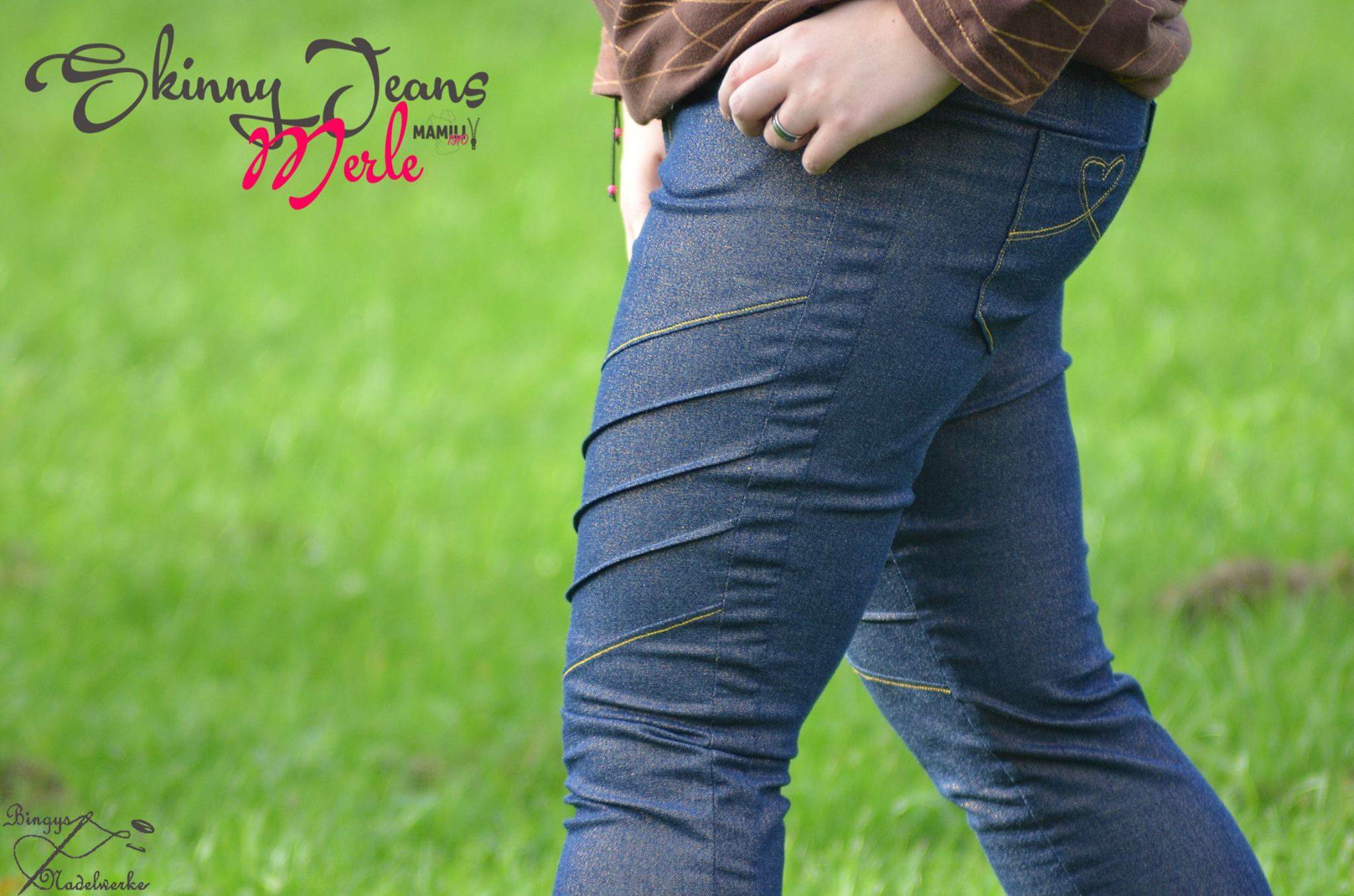 E-Book Bootcut Jeanshose Merle Gr. 30-48 - Sewando