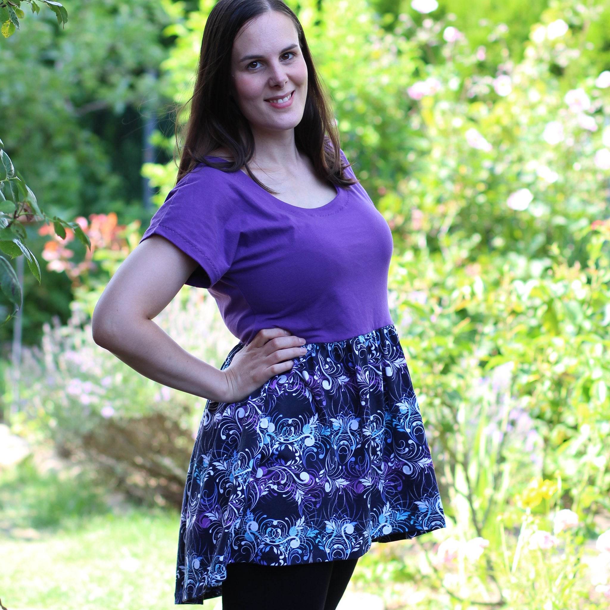 Schnittmuster Luckydress Kleid Damen Größe 32-54 - Sewando