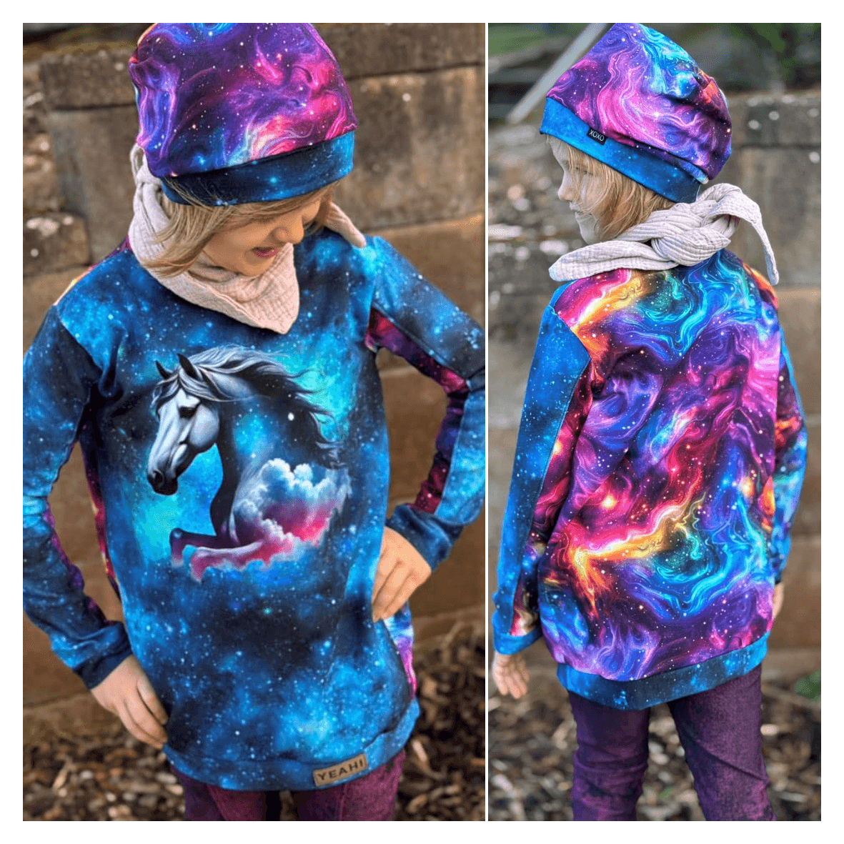 Schnittmuster Pullover Hoodie Bexx Gr. 80 bis 152 - Sewando