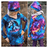 Schnittmuster Pullover Hoodie Bexx Gr. 80 bis 152 - Sewando