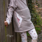 Schnittmuster Hoodie Schräger Vogel Gr. 74-140 - Sewando