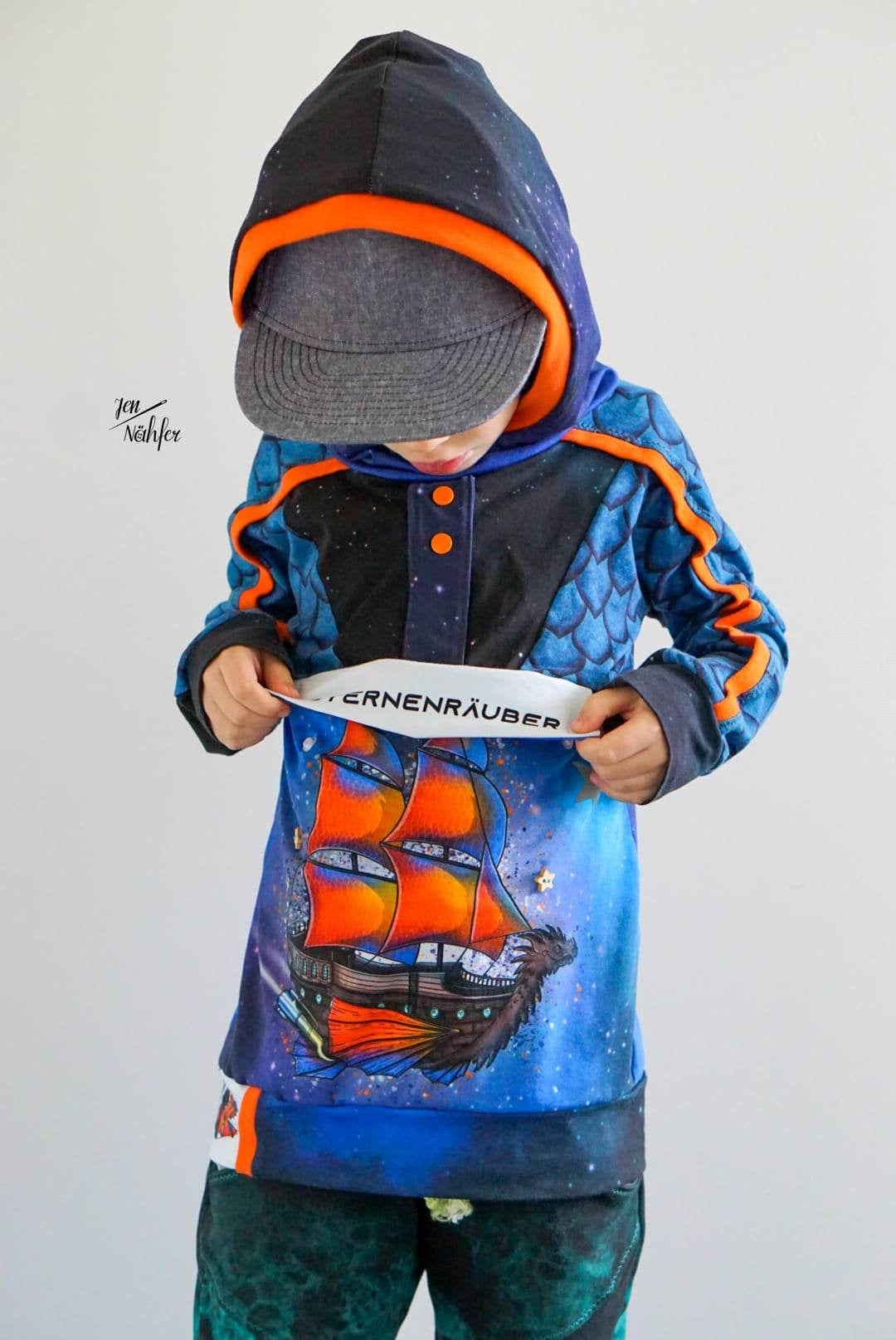 Schnittmuster Pullover Alex Gr. 80 bis 152 - Sewando