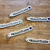 Stickdatei - Anhänger "Heimatliebe" mit Herz
