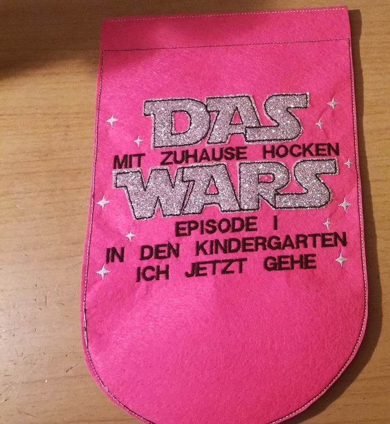 Stickdatei - BLANKO-Wimpel zum Selbstgestalten - Sewando