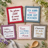 Stickdatei Sprüche Küche Set 710