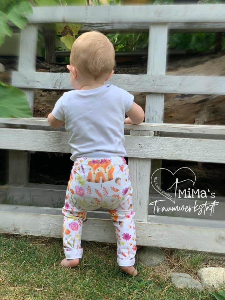 Schnittmuster Leggins Fabiola Gr.56-98 für Stoffwindeln - Sewando