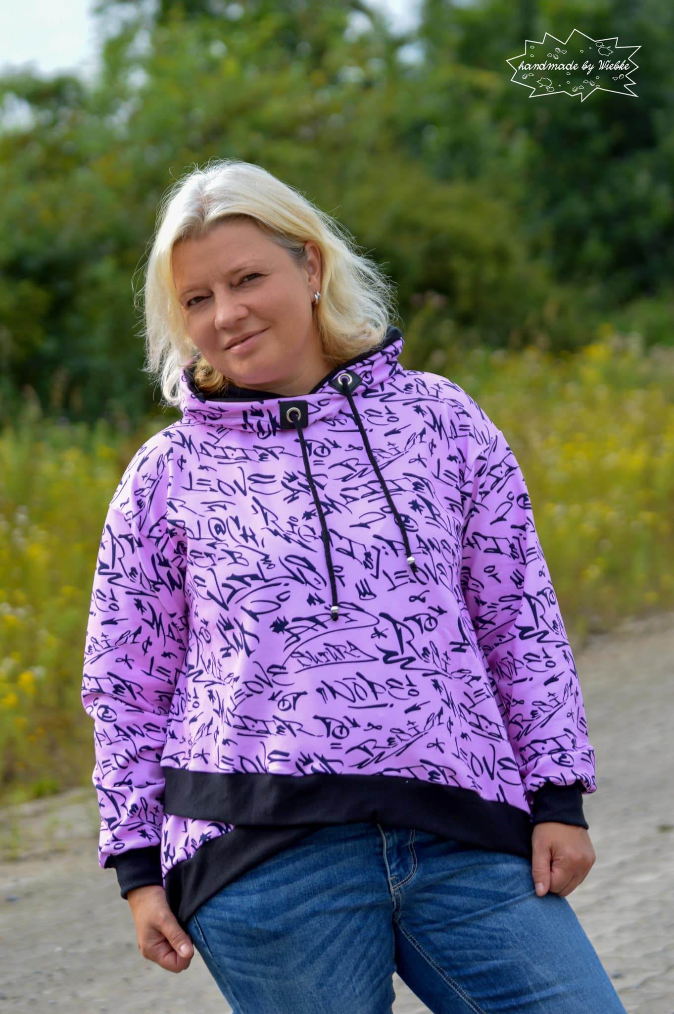 Schnittmuster Hoodie CARBONIA Gr. 32-54 : - Sewando