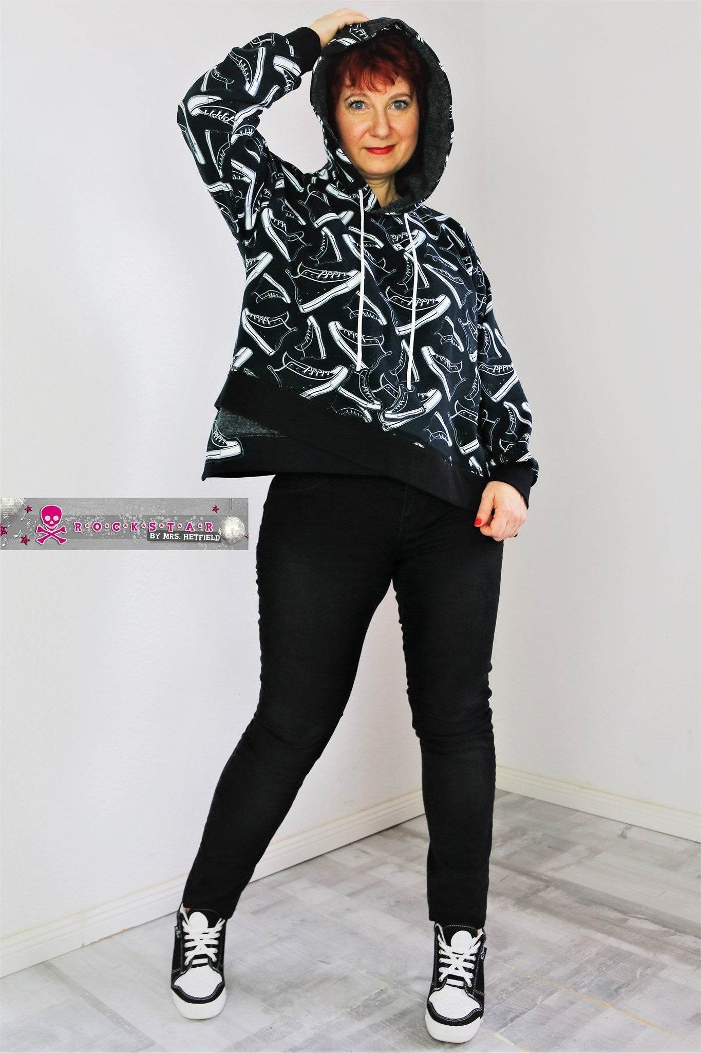 Schnittmuster Hoodie CARBONIA Gr. 32-54 : - Sewando