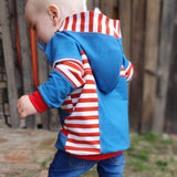 Schnittmuster Hoodie Mighty Kriss Kross Gr.74 - 122 - Sewando