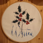 Stickdatei - 4 Jahreszeiten - Blumen Single Line - Sewando