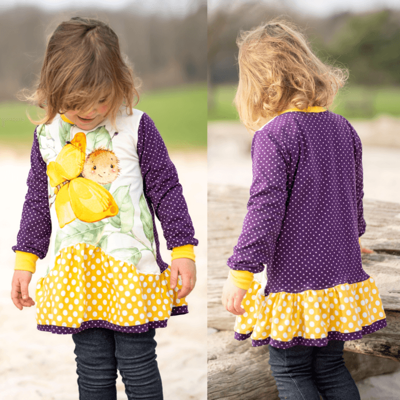 Schnittmuster Pullover/ Kleid Applepie Gr. 80 bis 152 - Sewando