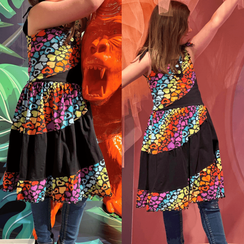 Schnittmuster Kleid Alilly Gr. 80 bis 152 - Sewando