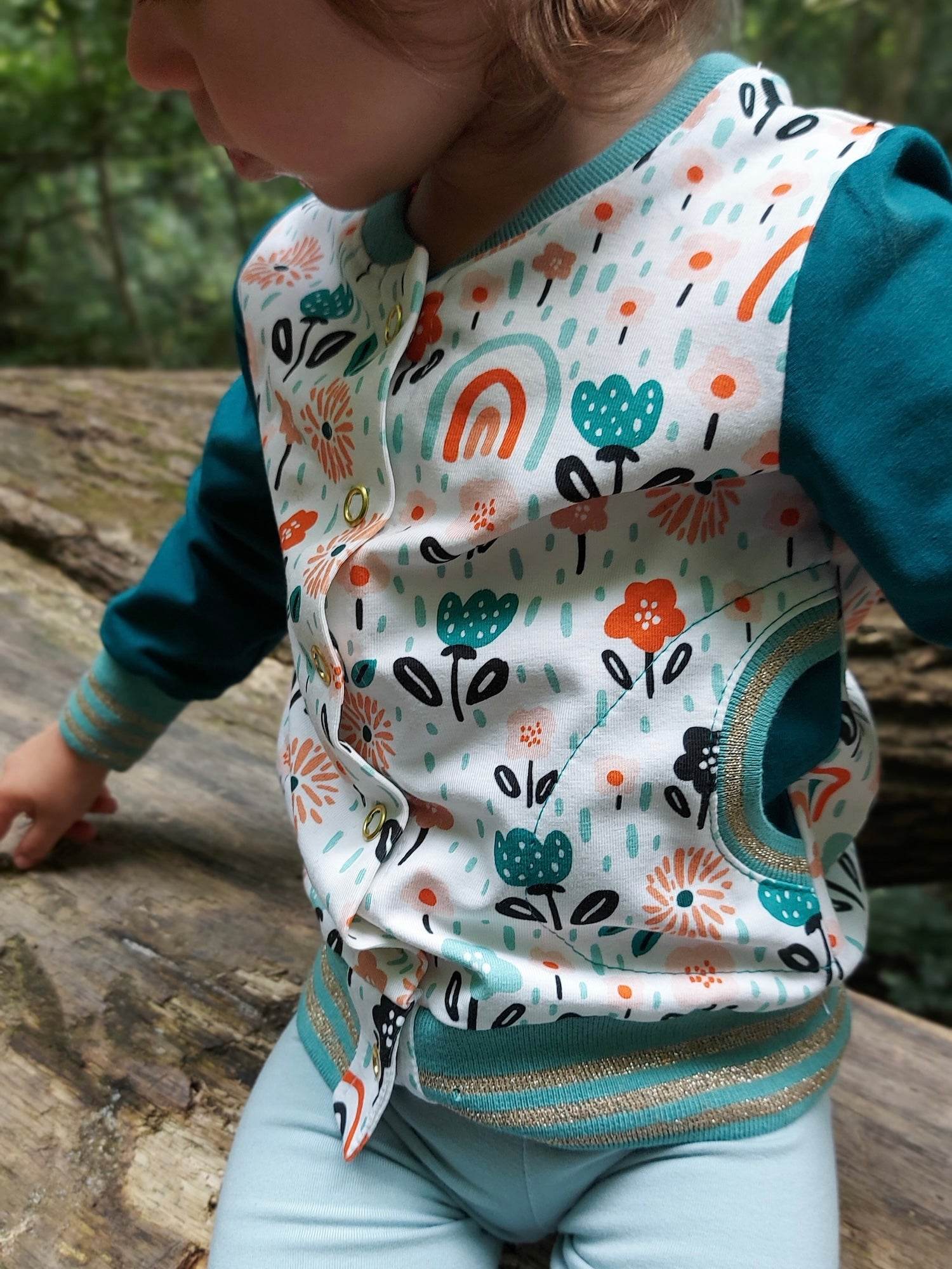 Schnittmuster Runas Jäckchen Collegejacke Gr. 50-140 - Sewando