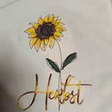 Stickdatei - 4 Jahreszeiten - Blumen Single Line - Sewando