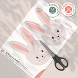 Osterhasen Scrunchie-Holder (Printable inkl. Plotterdatei) - Sewando