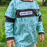 Schnittmuster Hoodie Mighty Kriss Kross Gr.74 - 122 - Sewando