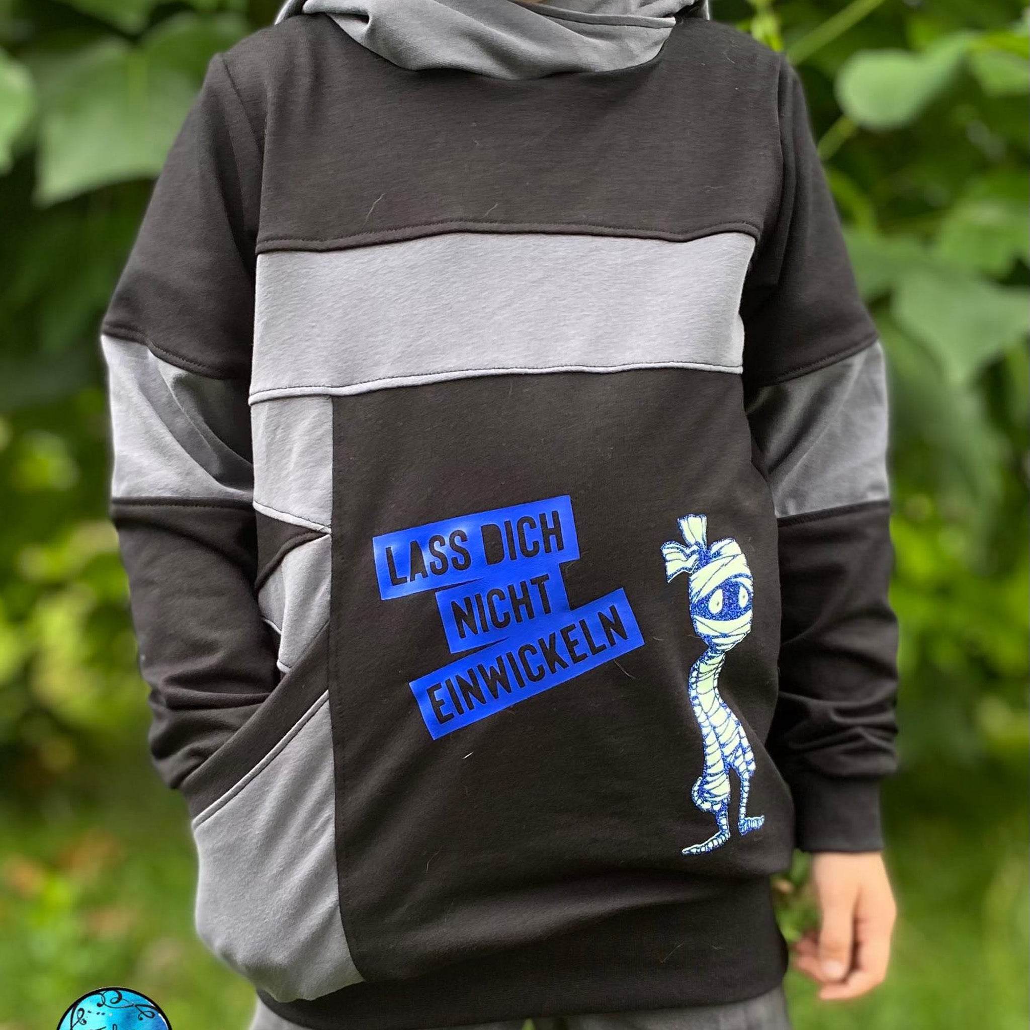 Schnittmuster Hoodie Mighty Kriss Kross Gr.74 - 122 - Sewando