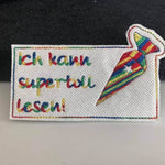 Stickdatei - Lesehilfe - Lineale mit versch. Motiven (Schulanfang, Grundschule, Einschulung) - Sewando