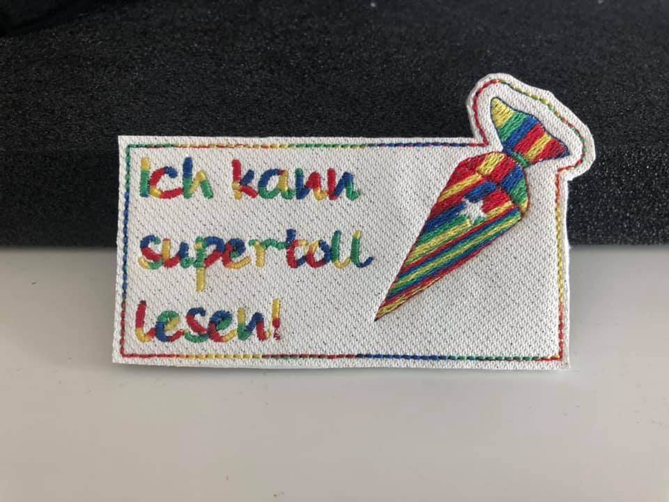 Stickdatei - Lesehilfe - Lineale mit versch. Motiven (Schulanfang, Grundschule, Einschulung) - Sewando