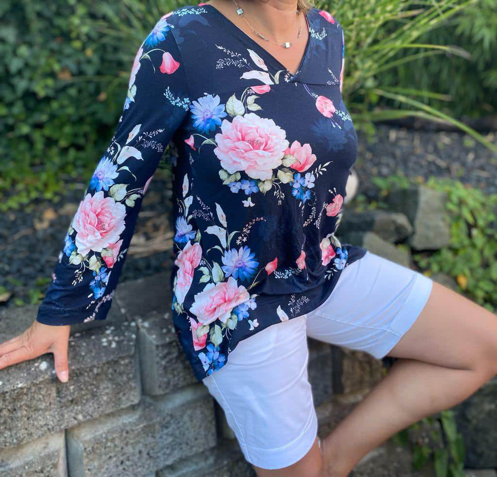 Schnittmuster Bluse Dahlia Größe 32 – 48 - Sewando