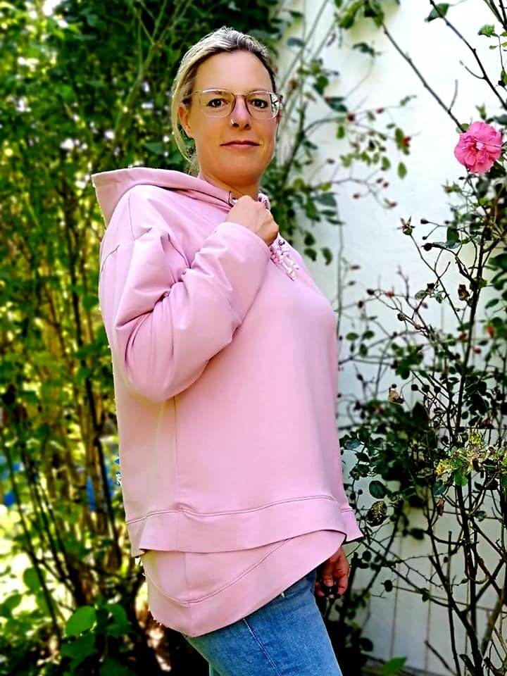 Schnittmuster Hoodie CARBONIA Gr. 32-54 : - Sewando