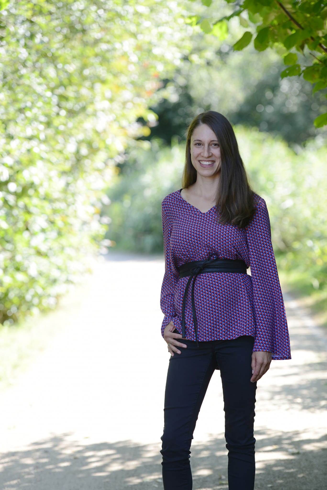 Schnittmuster Bluse Dahlia Größe 32 – 48 - Sewando