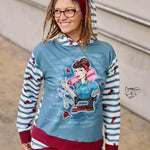 Schnittmuster Hoodie CARBONIA Gr. 32-54 : - Sewando