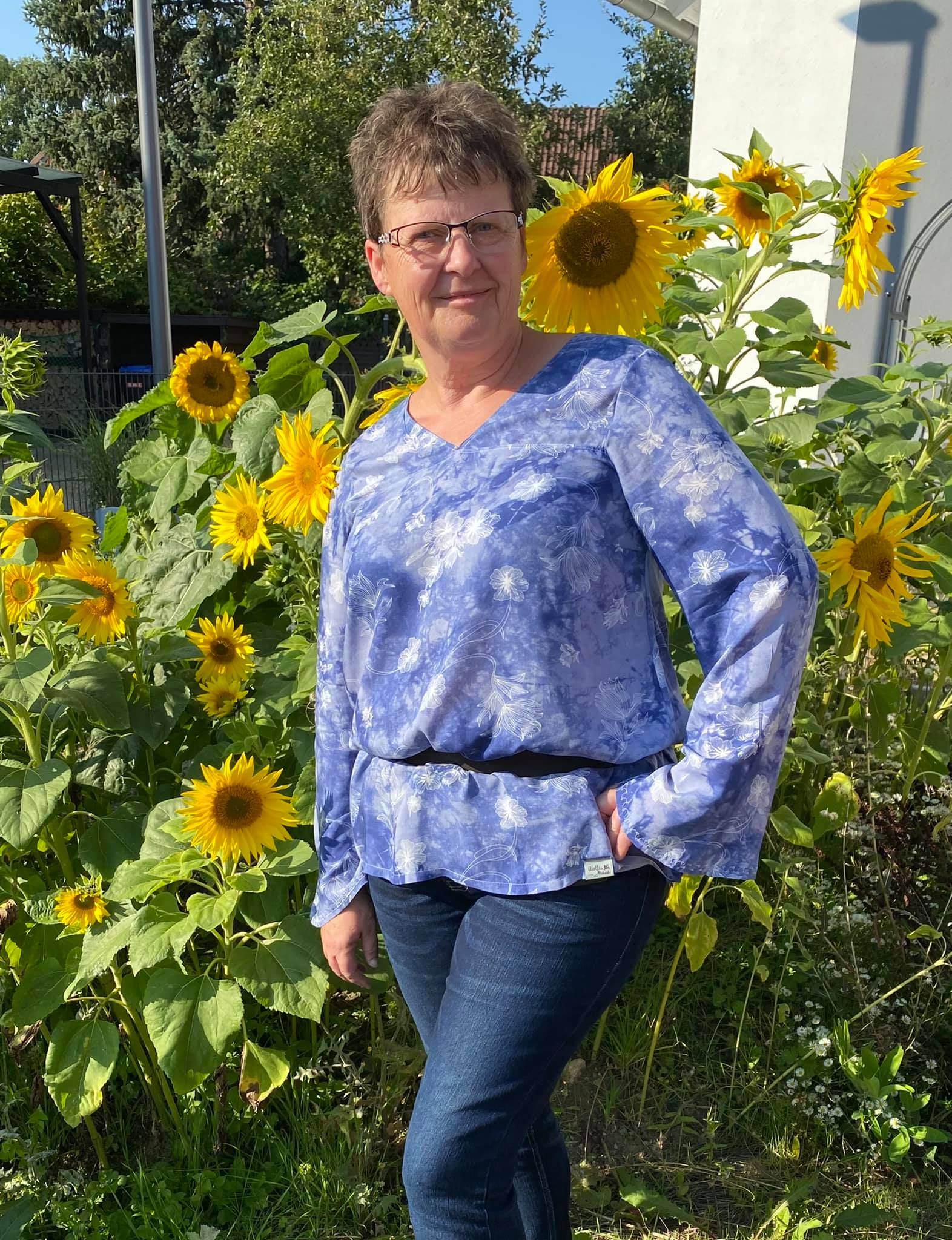 Schnittmuster Bluse Dahlia Größe 32 – 48 - Sewando