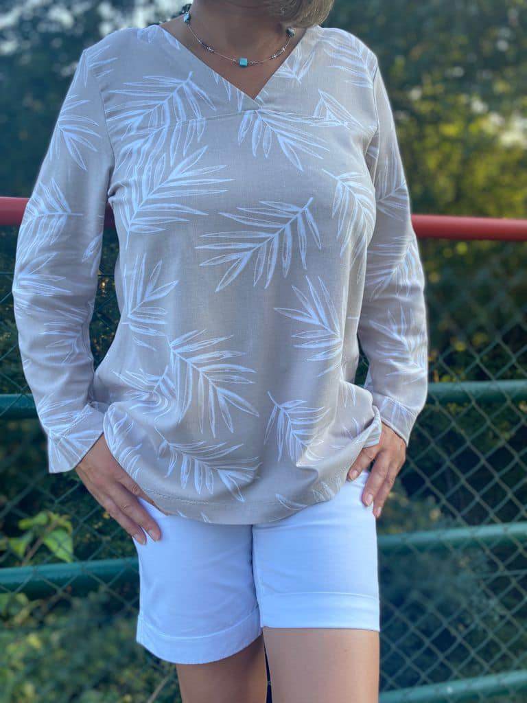 Schnittmuster Bluse Dahlia Größe 32 – 48 - Sewando