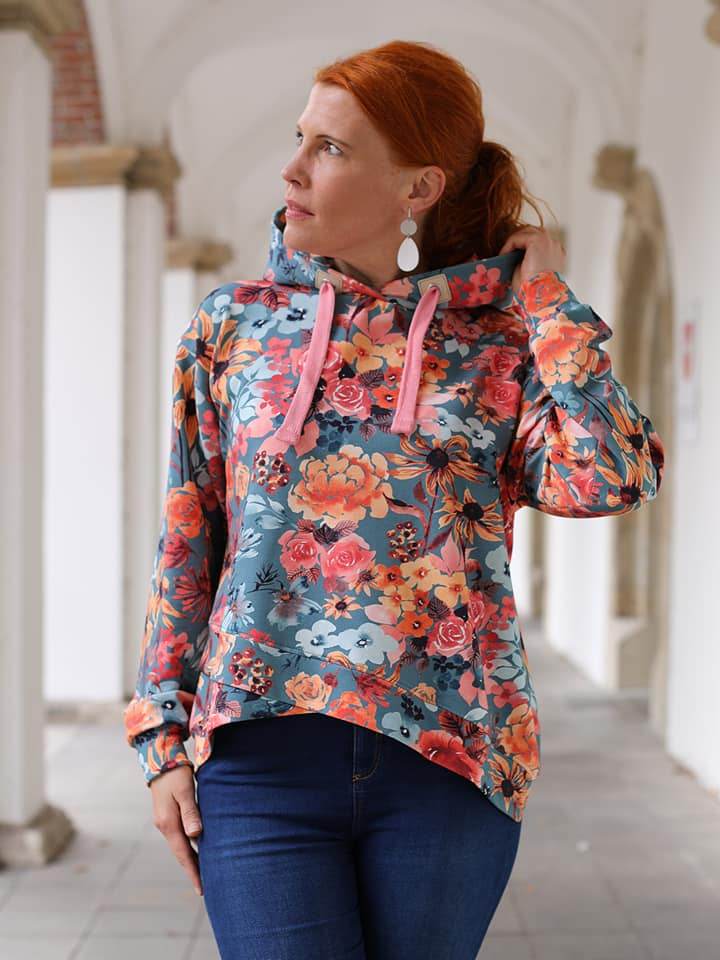 Schnittmuster Hoodie CARBONIA Gr. 32-54 : - Sewando