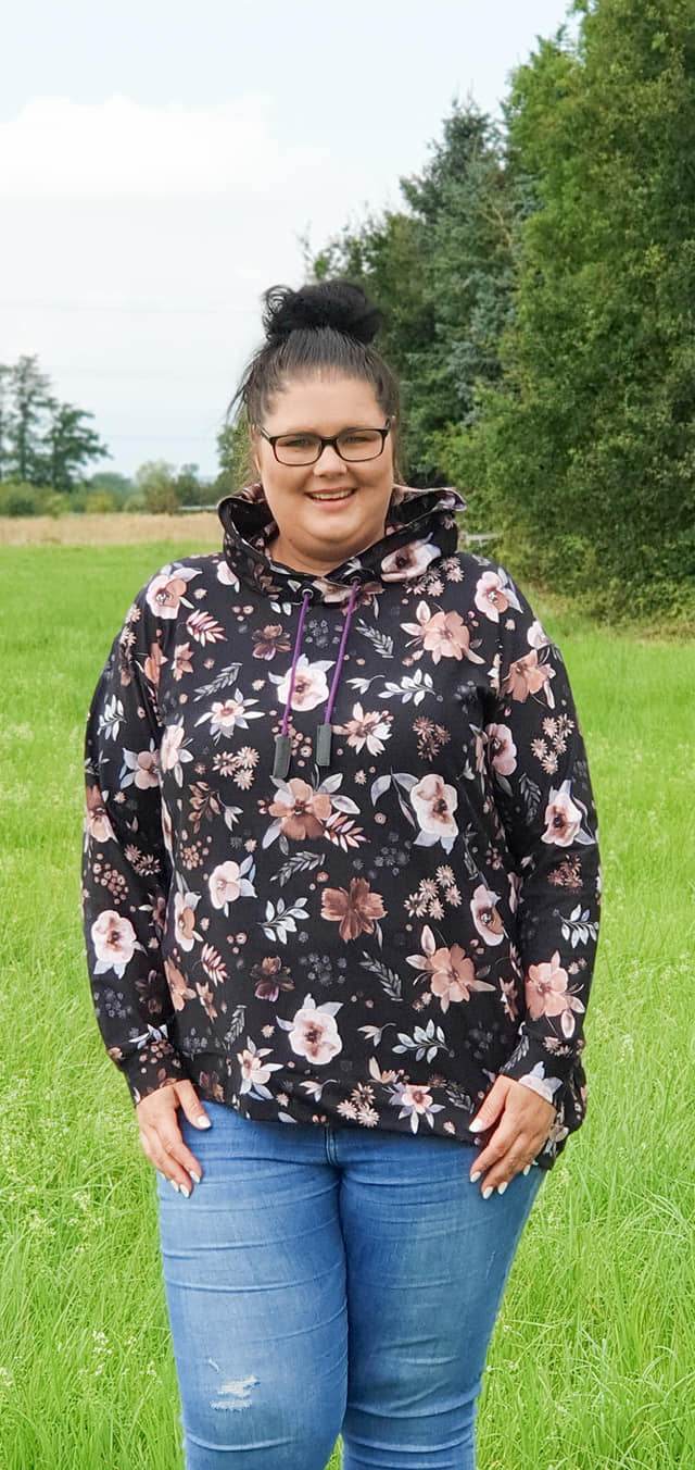 Schnittmuster Hoodie CARBONIA Gr. 32-54 : - Sewando