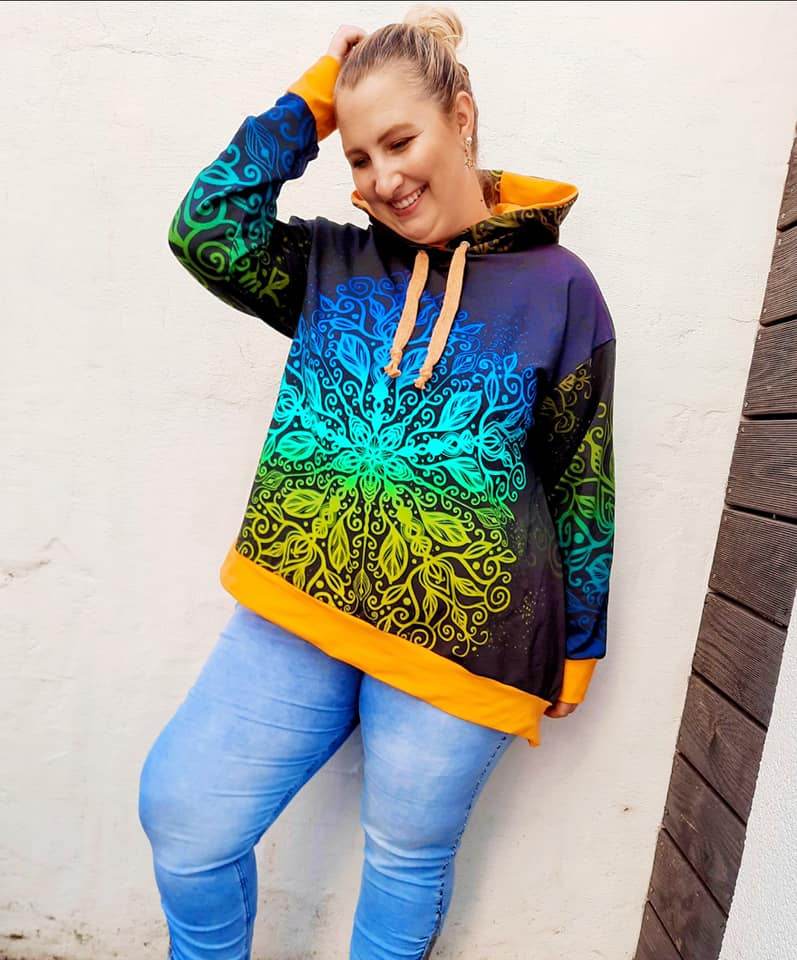 Schnittmuster Hoodie CARBONIA Gr. 32-54 : - Sewando