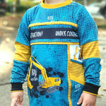 Schnittmuster Hoodie Mighty Kriss Kross Gr.74 - 122 - Sewando