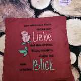 Stickdatei - Liebe bis zum letzten Blick - Sewando