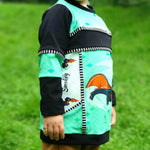 Schnittmuster Hoodie Mighty Kriss Kross Gr.74 - 122 - Sewando