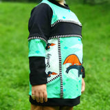Schnittmuster Hoodie Mighty Kriss Kross Gr.74 - 122 - Sewando