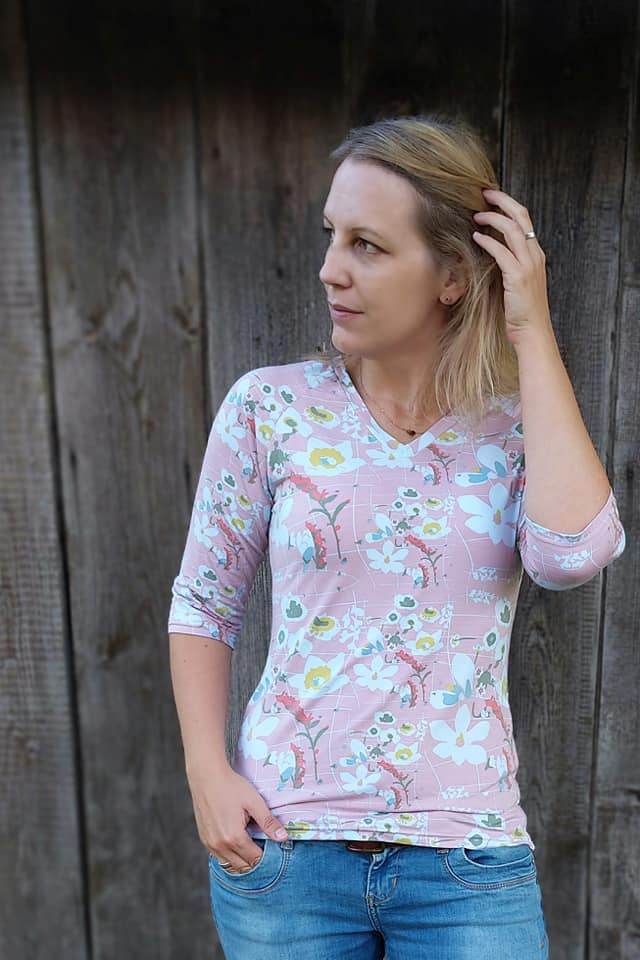 E-Book Raglanshirt MissRaglana Jerseyversion 32-52 Schnittmuster - Sewando