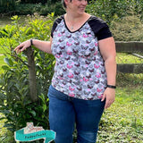 E-Book Raglanshirt MissRaglana Jerseyversion 32-52 Schnittmuster - Sewando