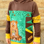 Schnittmuster Hoodie Mighty Kriss Kross Gr.74 - 122 - Sewando