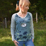 E-Book Raglanshirt MissRaglana Jerseyversion 32-52 Schnittmuster - Sewando
