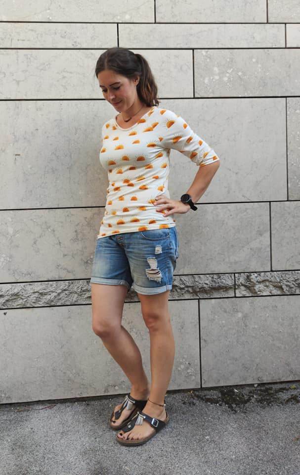 E-Book Raglanshirt MissRaglana Jerseyversion 32-52 Schnittmuster - Sewando