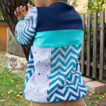 Schnittmuster Hoodie Mighty Kriss Kross Gr.74 - 122 - Sewando