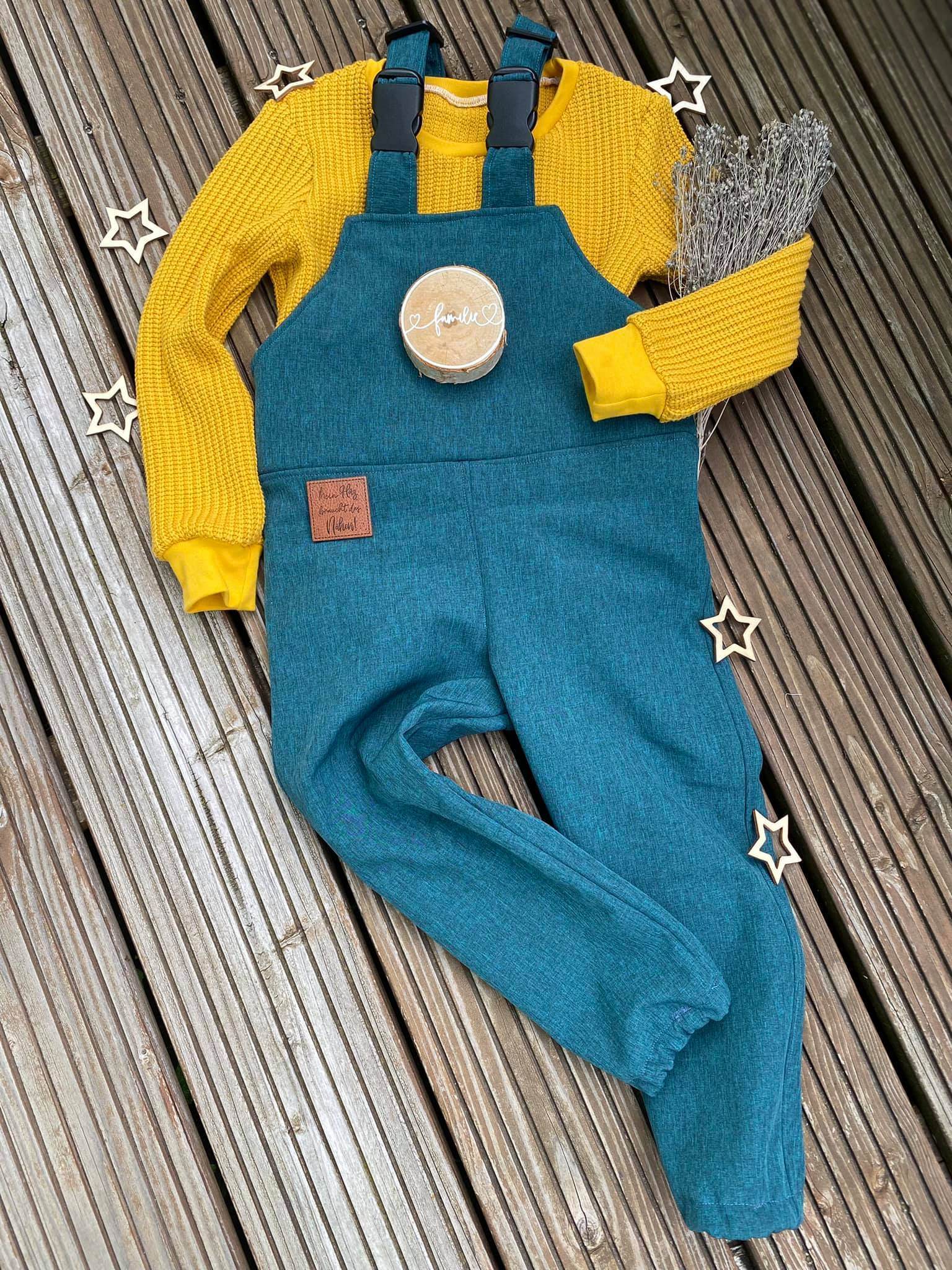 Schnittmuster Emmas Matschhose Größe 62/68 – 134/140 - Sewando