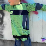Schnittmuster Hoodie Mighty Kriss Kross Gr.74 - 122 - Sewando