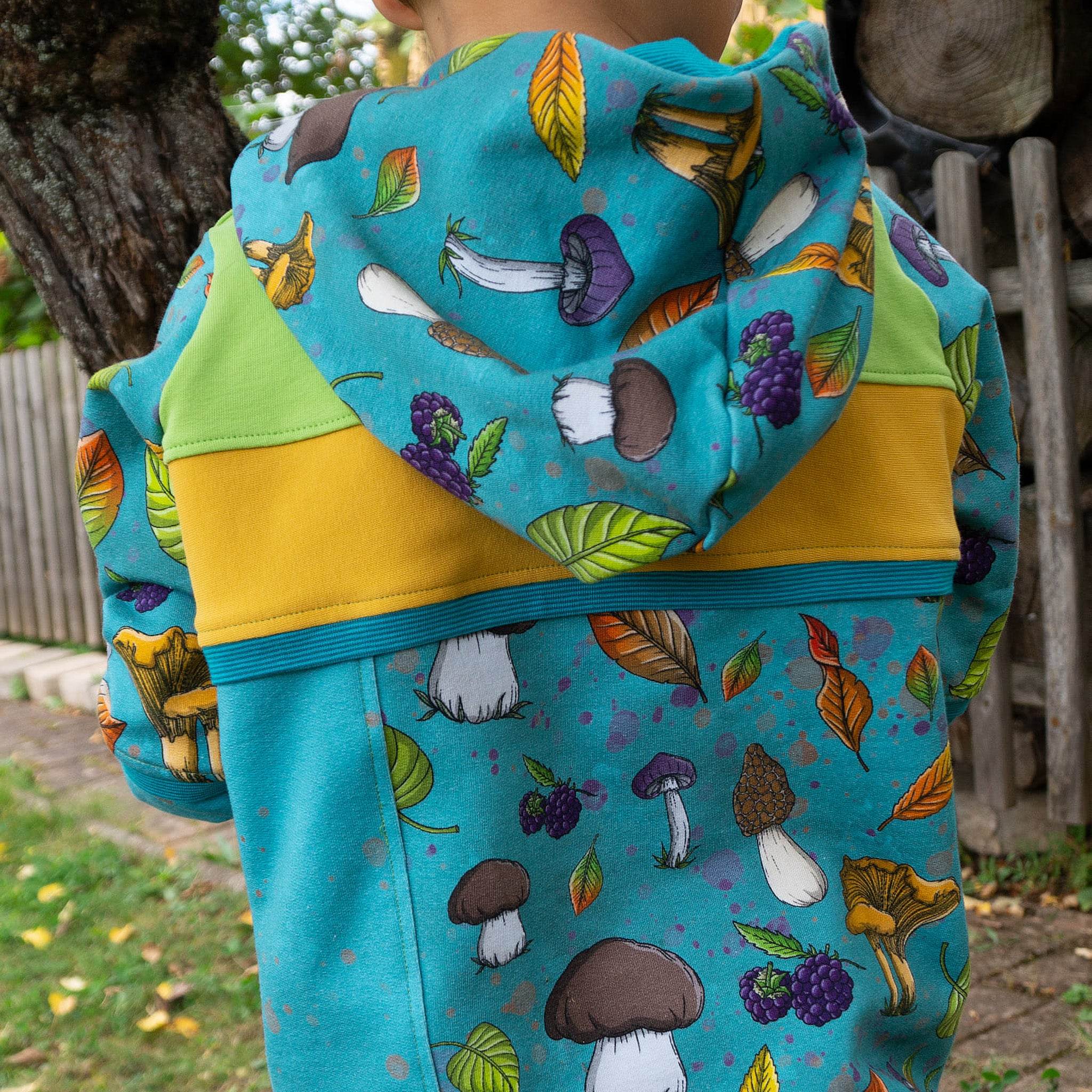 Schnittmuster Hoodie Mighty Kriss Kross Gr.74 - 122 - Sewando