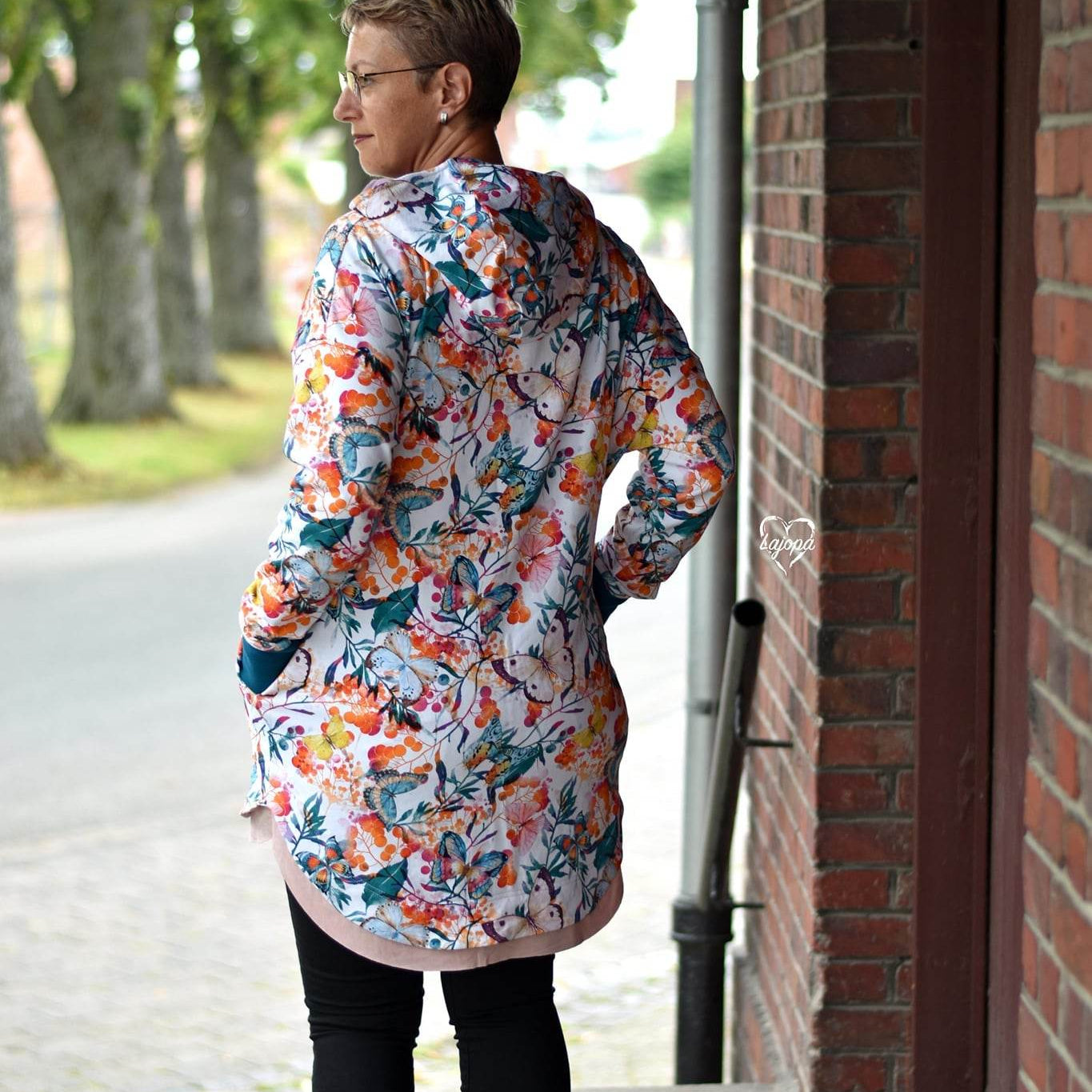Oversize Hoodie Runa Gr. 32-56 inkl. Beamerdatei - Sewando