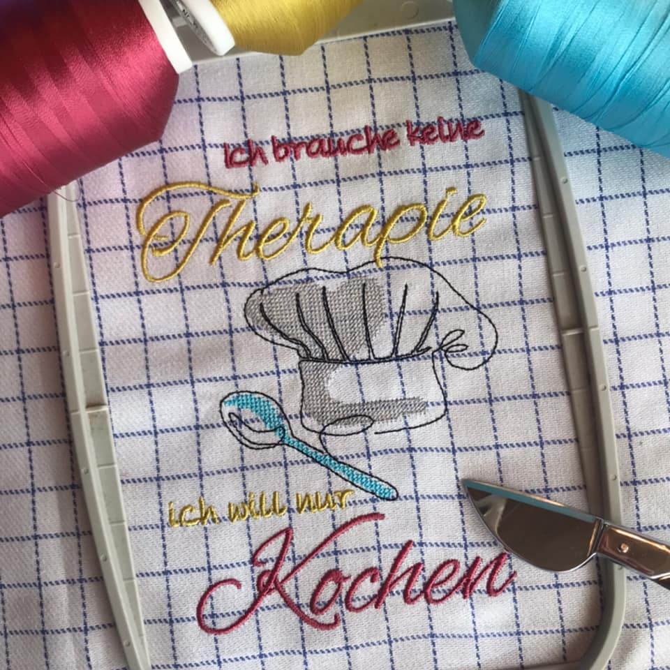 Stickdatei - Therapie KOCHEN - Sewando