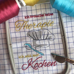 Stickdatei - Therapie KOCHEN - Sewando