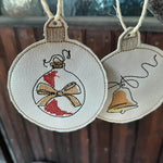 Stickdatei - Christbaumkugeln Single Line (22 Motive) - Sewando